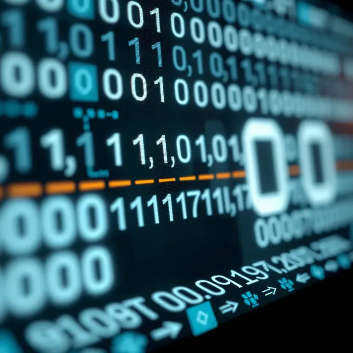 Example showing how binary digits combine in digital systems to form sums with carries