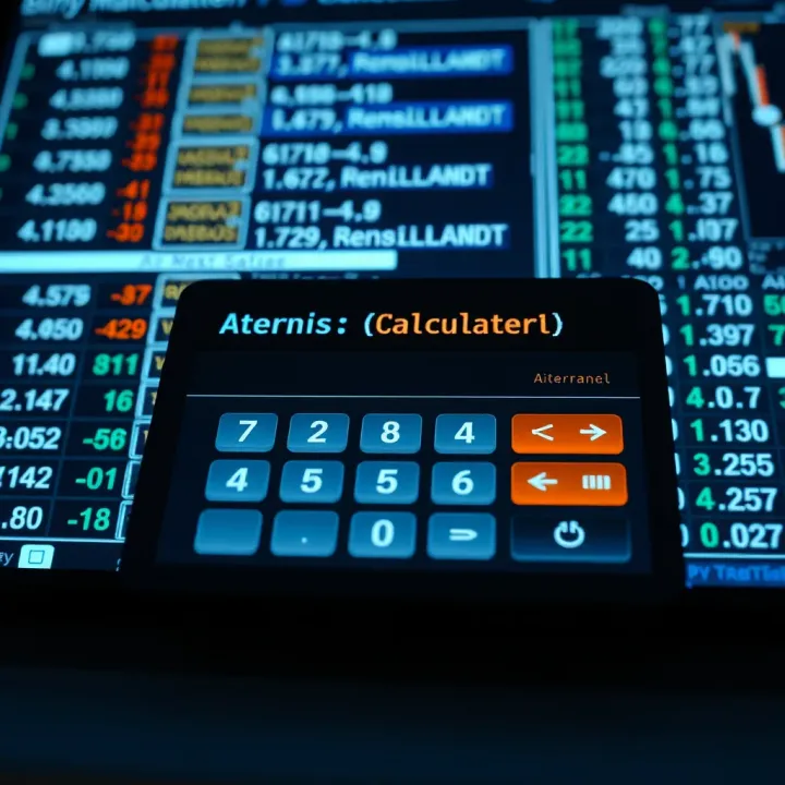 Binary Multiplier Calculator Software Interface Interface of a software tool designed for performing binary multiplication calculations