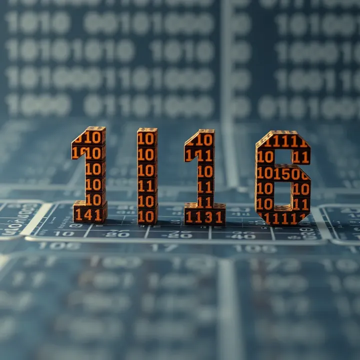 Illustration of binary numeral formed by joining binary groups from octal digits