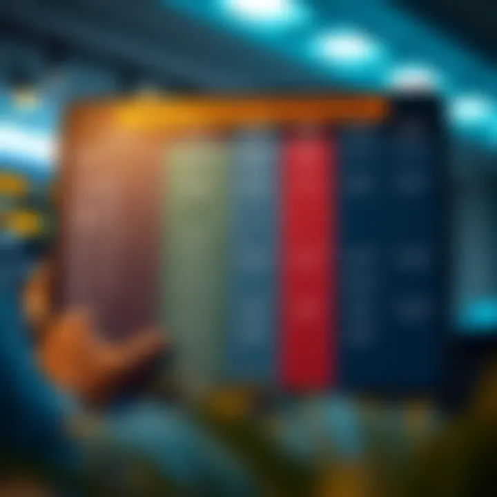 Comparison chart highlighting features and benefits of popular trading apps available in Pakistan