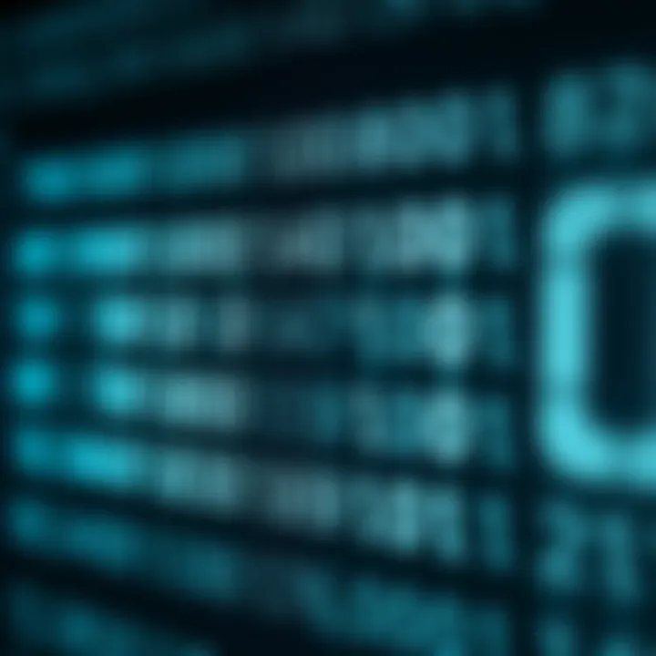 Visual showing the conversion of binary numbers into decimal and hexadecimal formats in a computing context