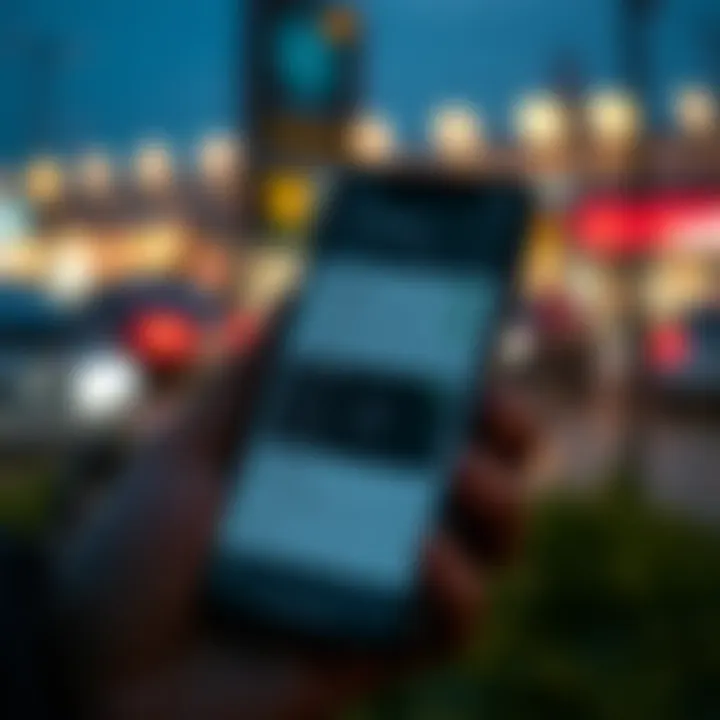 Mobile phone displaying BU Trading App security features and account settings
