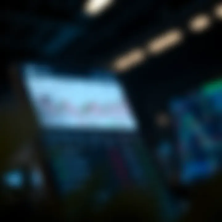 User-friendly interface of a stock trading application displaying real-time market data and trading options