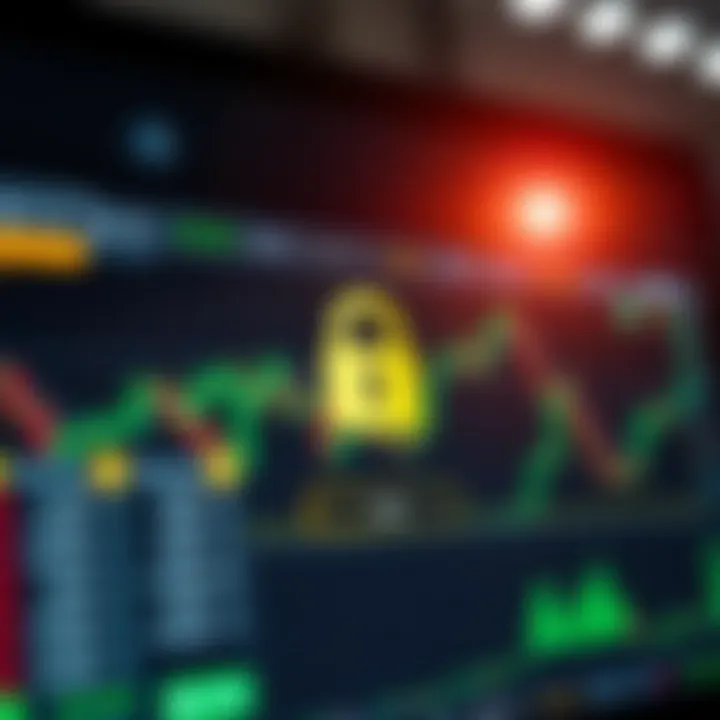 Secure login screen of a financial trading platform emphasizing data protection and user security