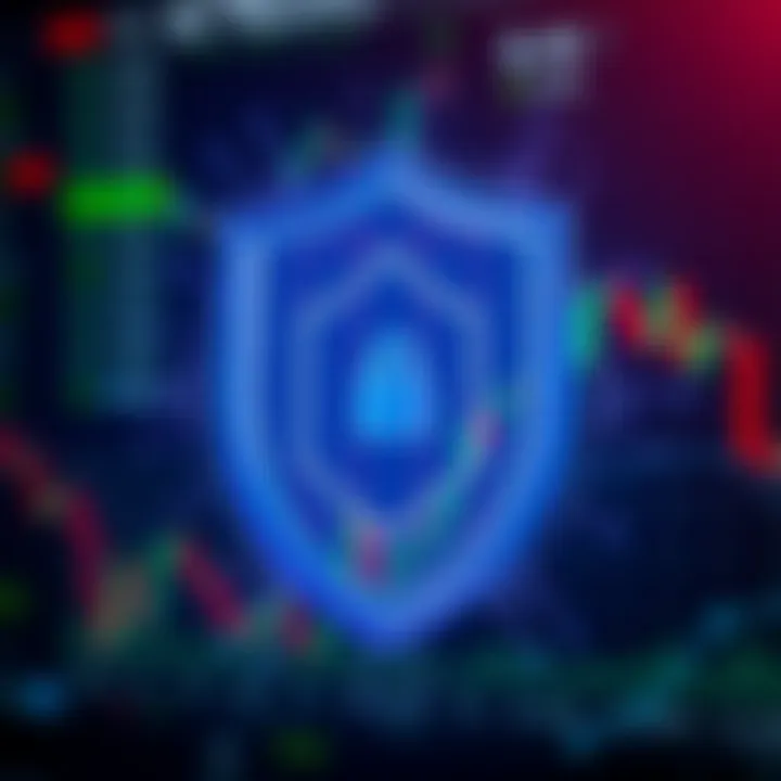 Illustration of regulatory shield protecting financial transactions in forex trading