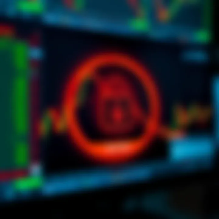Secure login screen of a trading platform emphasizing security features for forex traders in Pakistan