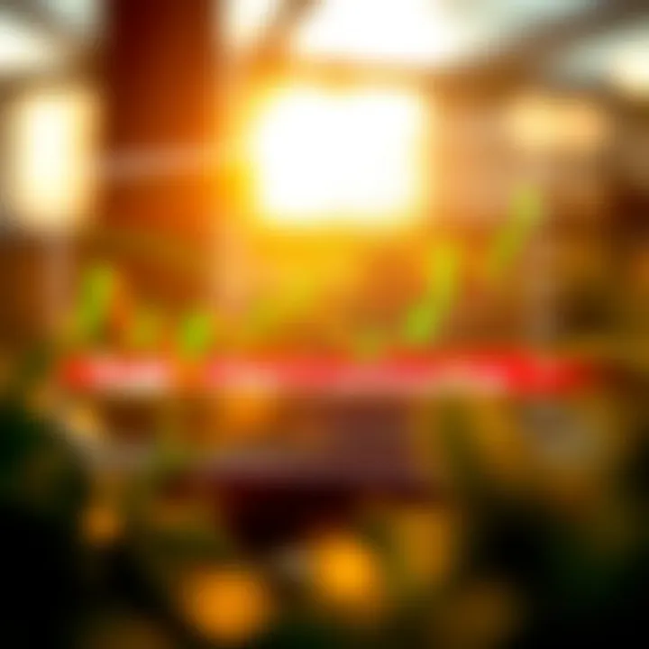 Visual representation of continuation chart patterns demonstrating market trend persistence