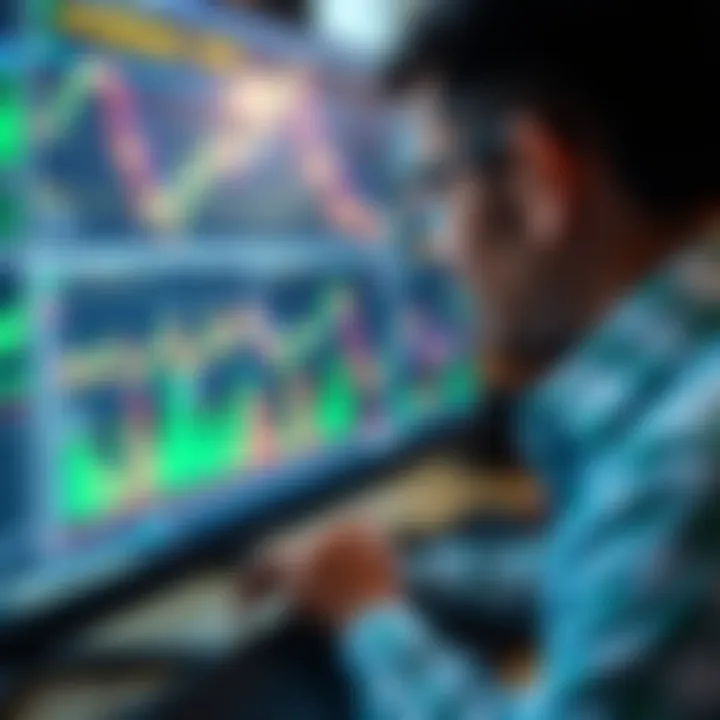 Key Forex Trading Concepts, Strategies, and Essential Tools Illustration of forex trading concepts showing charts, strategies, and tools on a digital screen