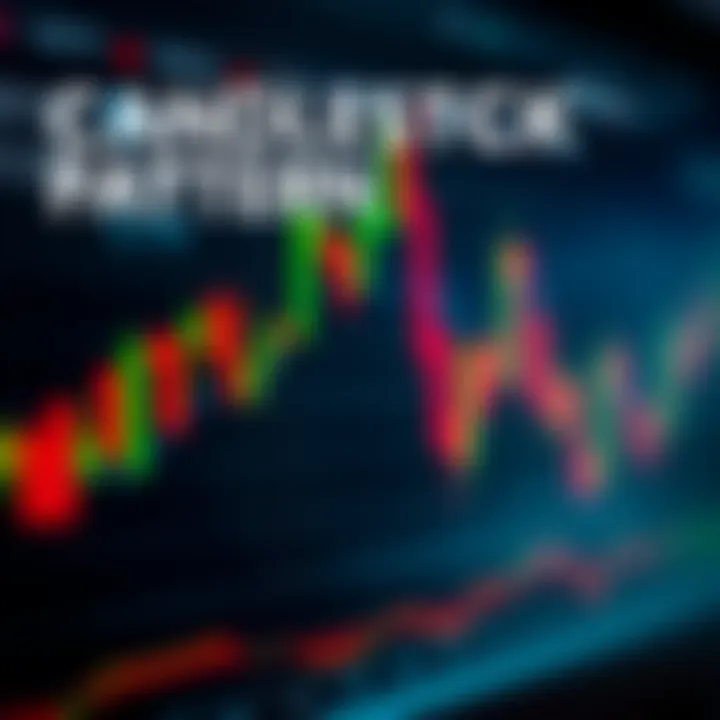 Illustration of bullish and bearish candlestick patterns indicating market trends