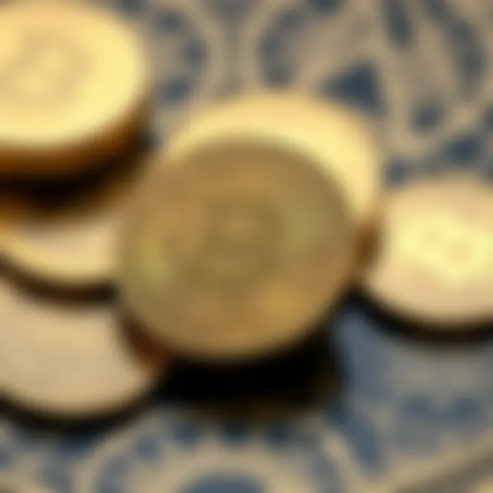 Digital representation of cryptocurrencies with Islamic geometric patterns