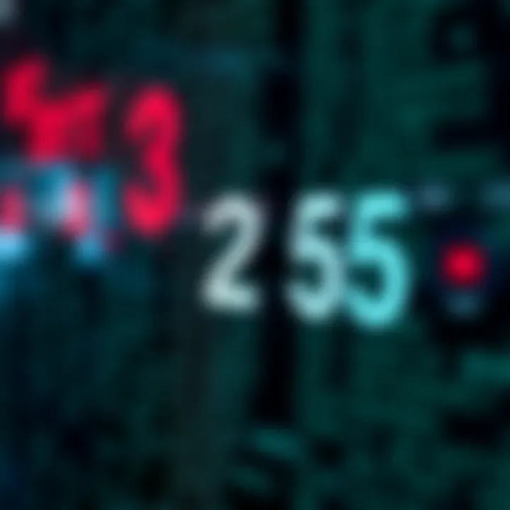 Visual representation of data storage capacity highlighting byte limits and their significance in computing