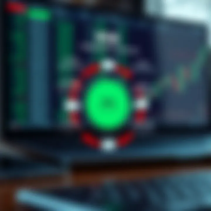 Diagram showing risk management techniques and trading approaches in binary options