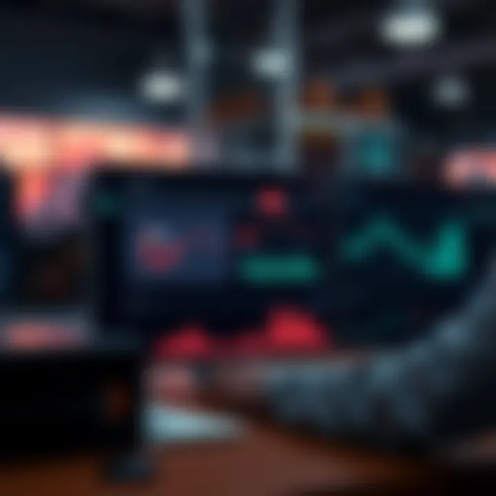 Dashboard interface showcasing software tools for financial risk mitigation