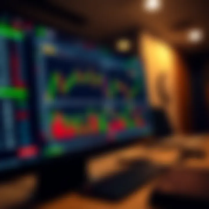 Binary Trading Platform Overview in Pakistan A digital trading platform displaying binary options charts and data relevant to Pakistan's market