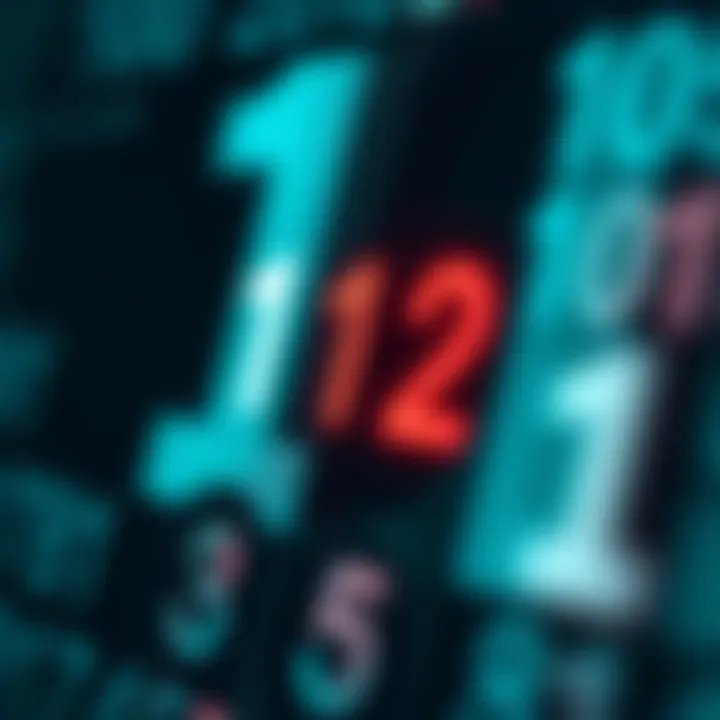 Diagram illustrating the sign bit indicating positive or negative values in a binary number