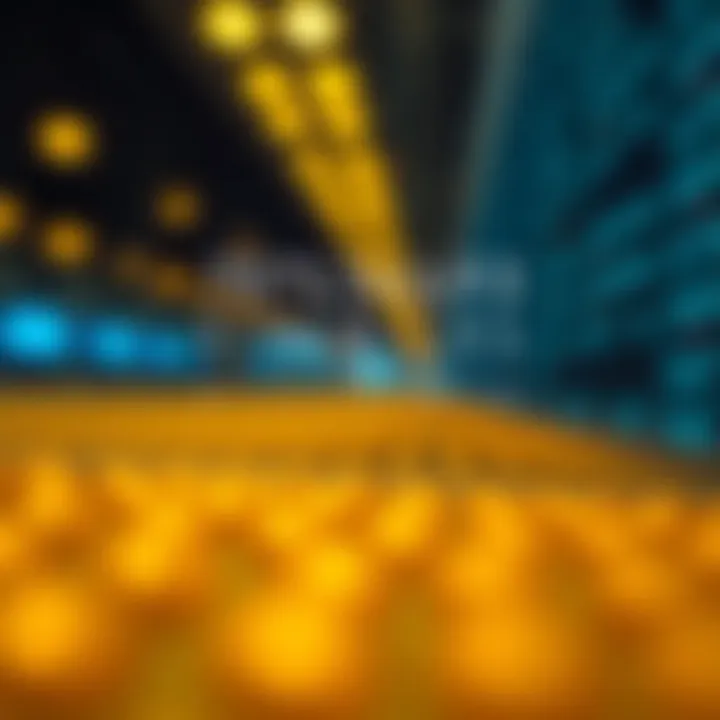 Diagram showing binary search dividing a sorted array into halves to locate a target value