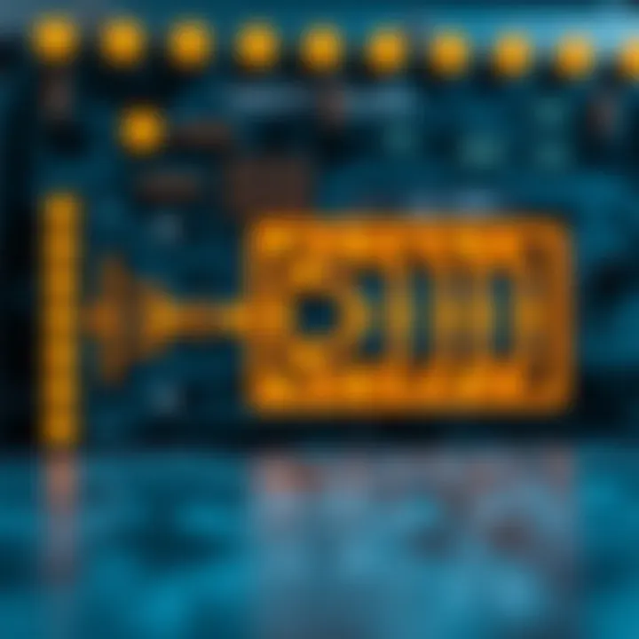Diagram illustrating the logic gates arrangement in a binary adder circuit showing input bits and carry output