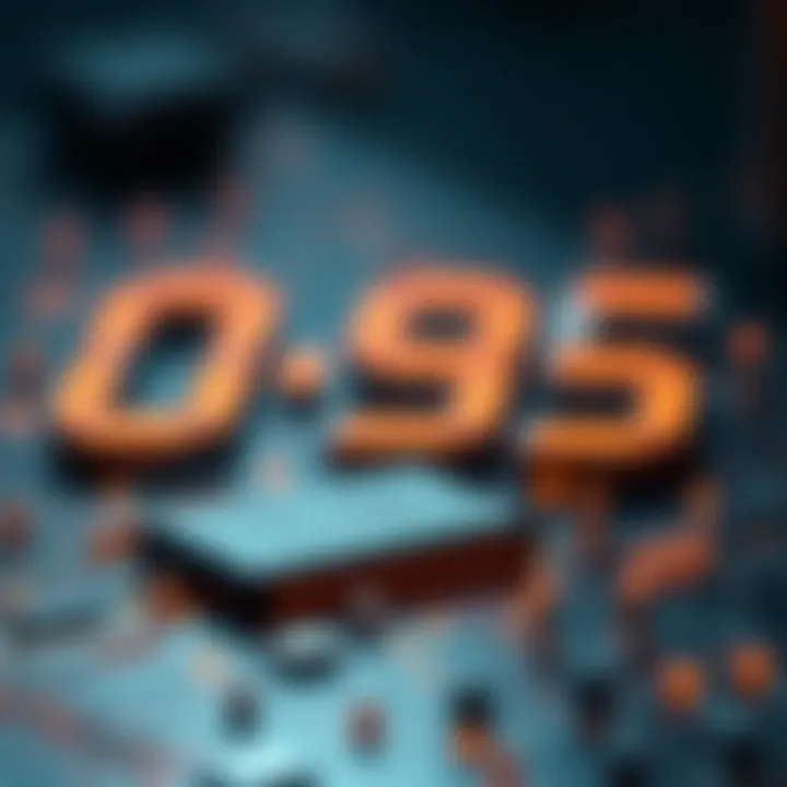 Visual example demonstrating binary addition applied in digital circuits