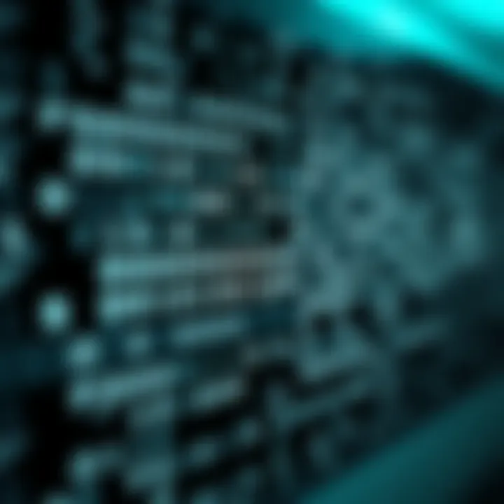 Visual representation of a binary pattern with black and white pixels illustrating data segmentation