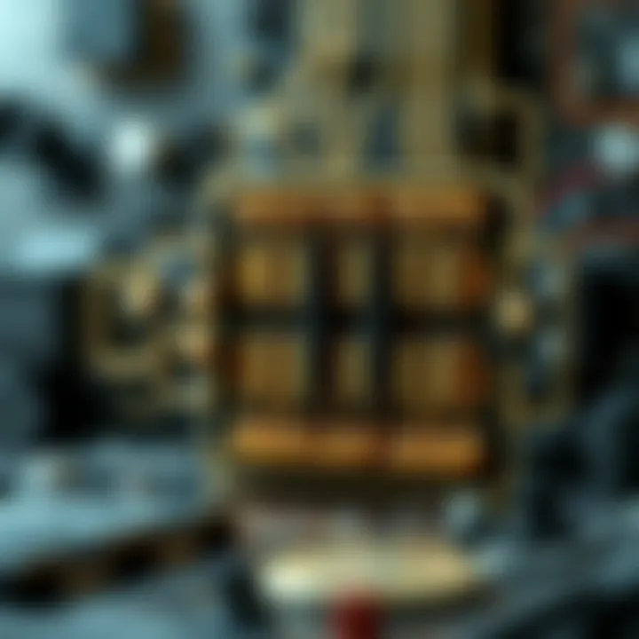 Diagram illustrating the internal structure of a binary counter circuit with flip-flops and logic gates