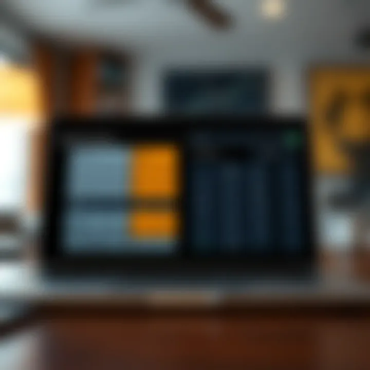 Comparison chart displaying manual binary calculation steps alongside an online calculator interface