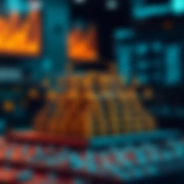 Diagram showing the hierarchical structure of a binary heap with nodes arranged to maintain heap property