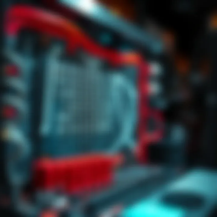 Graphic illustrating binary code integrated in hardware and software components