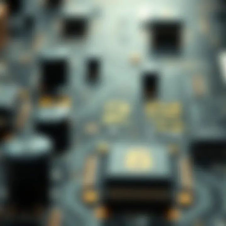 Visual representation of binary multiplication applied to digital computing components