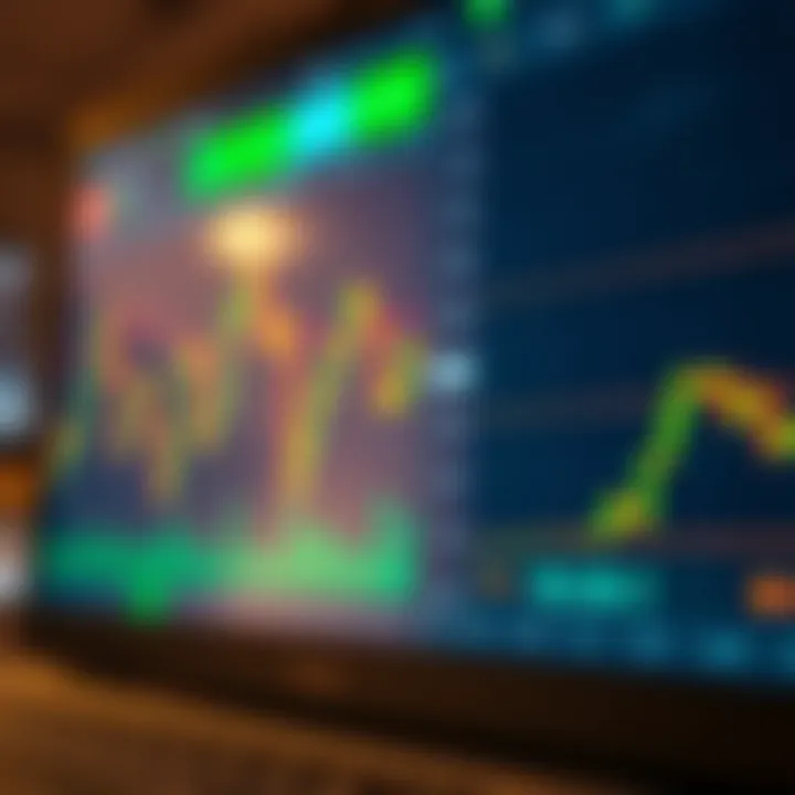 Screenshot of a digital trading platform interface showcasing binary options with market indicators