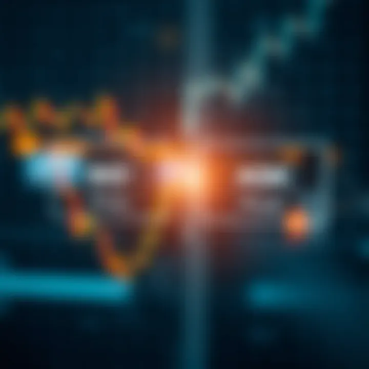 Diagram illustrating the concept of binary quotes in financial trading with clear markers for bid and ask prices