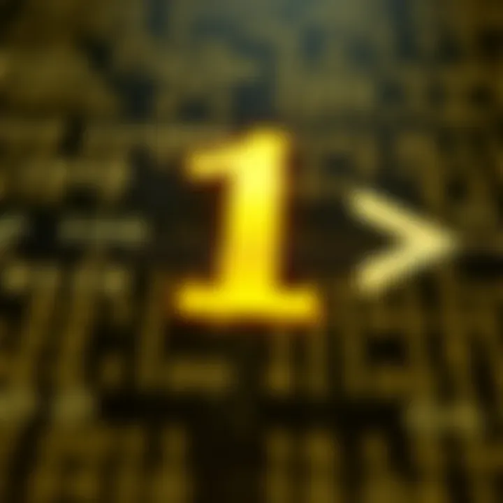 Illustration showing the concept of decimal to binary conversion with numerical symbols and arrows