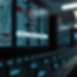 Diagram illustrating the binary search algorithm narrowing down the search range within a sorted data list