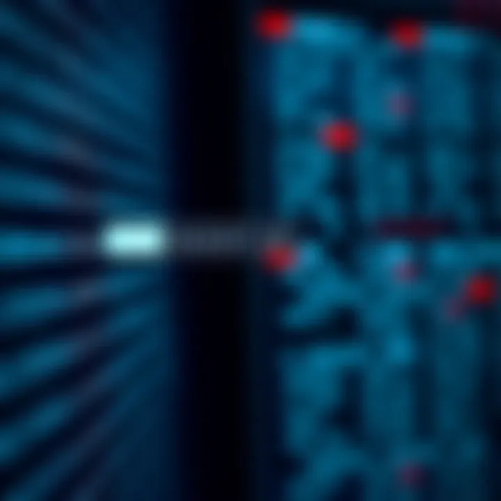 Diagram illustrating the binary search algorithm navigating a sorted list to locate a target value
