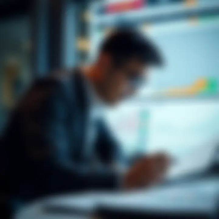 Investor analyzing market data with economic calendar to strategize trading decisions in Pakistan