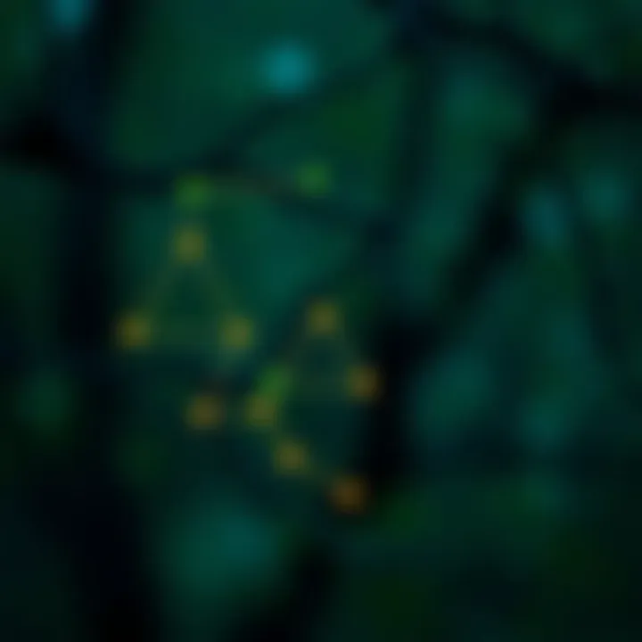Illustration of traversal in a threaded binary tree without using recursion or stack