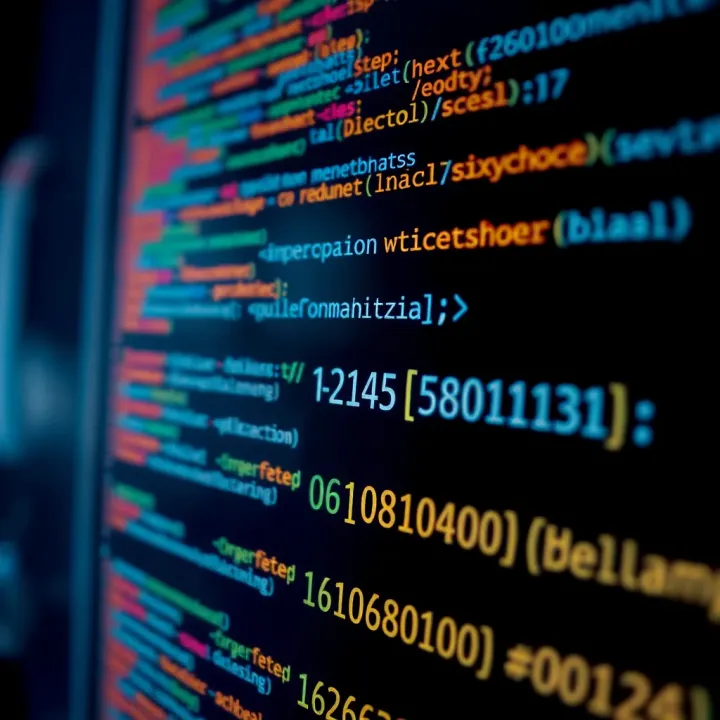 Screenshot of C++ code converting decimal numbers to binary format