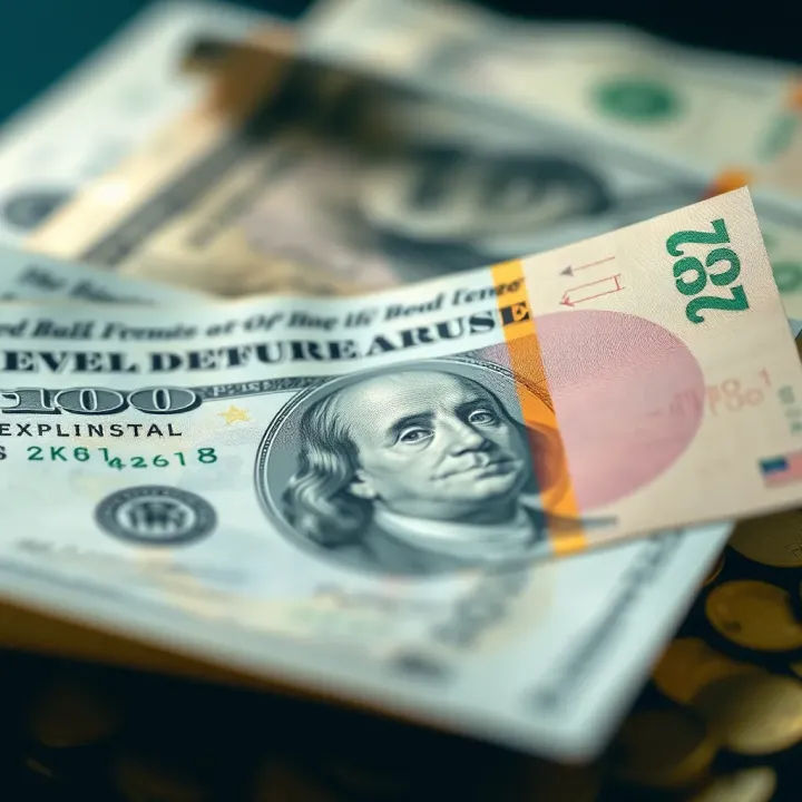 Impact of Dollar to PKR Rate on Pakistan's Economy Pakistani currency notes with US dollar bills symbolizing forex market dynamics