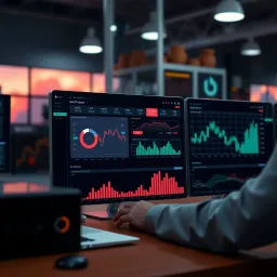 Software Solutions for Financial Risk Mitigation Dashboard interface showcasing software tools for financial risk mitigation