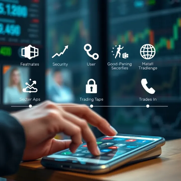 Key Features of Trading Apps Compared Comparison of trading app features including security and user interface elements