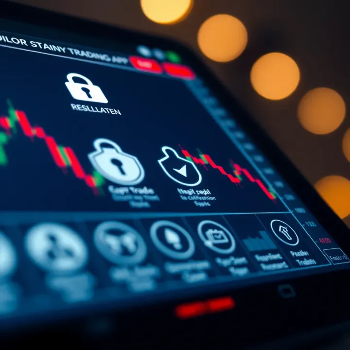 Forex Trading App Security and Compliance Features in Pakistan Secure trading app screen showing encryption and regulatory compliance icons