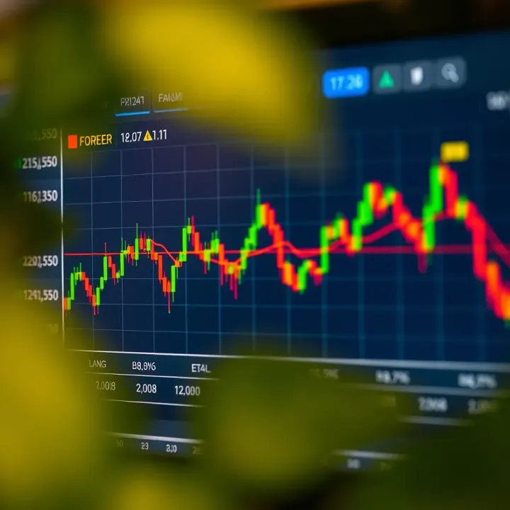 Chart showing currency exchange rate fluctuations impacting the Pakistani Rupee