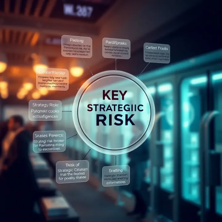 Diagram showing types of strategic risks facing Pakistani enterprises