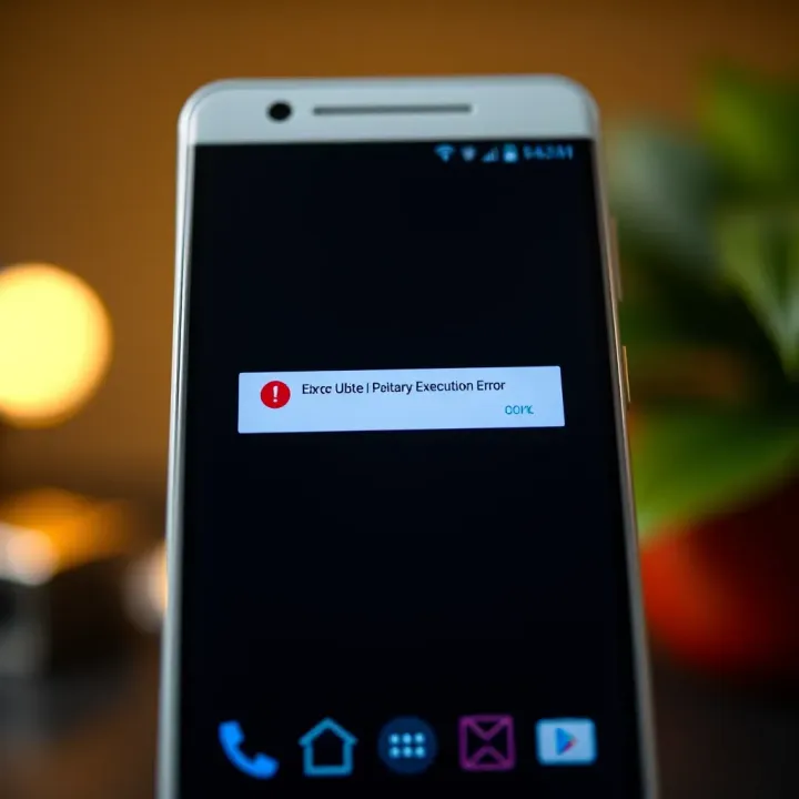 Android device showing error message during custom ROM installation