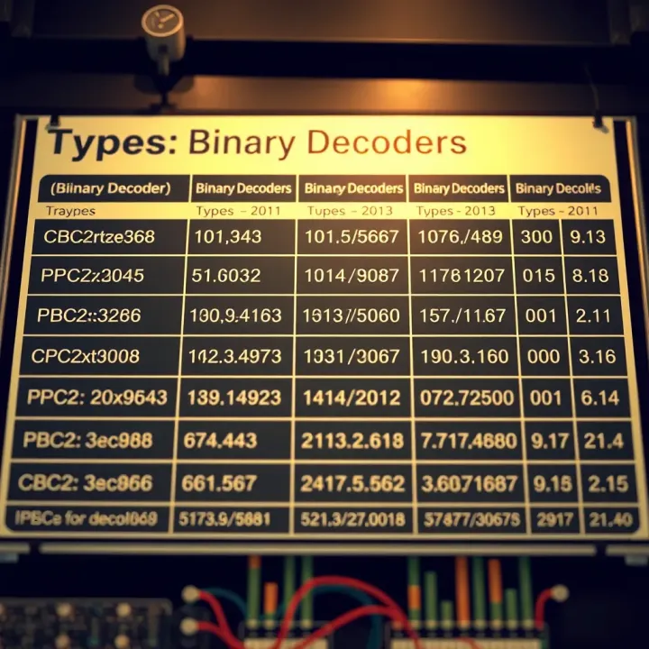 Understanding Binary Decoders: Uses and Types