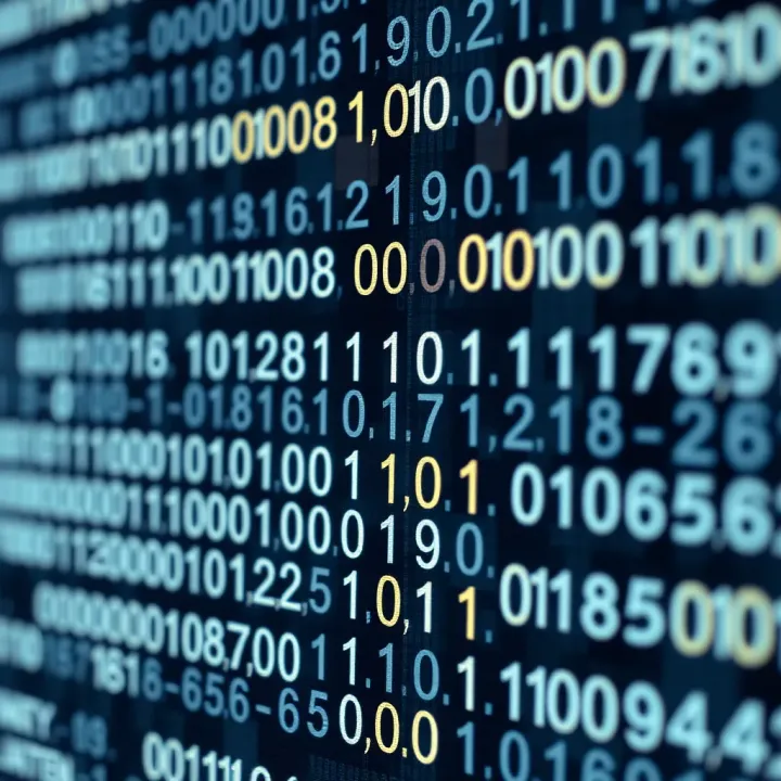 Binary Digits and Their Role in Data Representation Diagram illustrating binary digits representing computer data