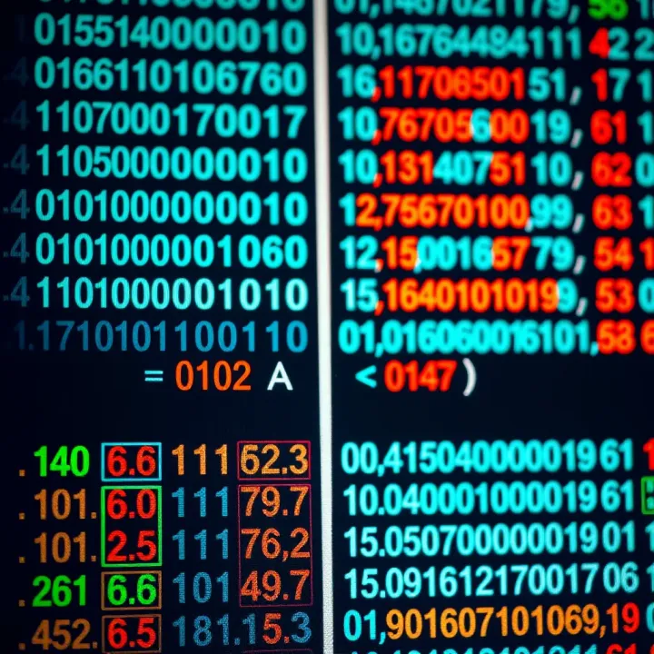 Comparison chart contrasting binary numbers with non-binary numeral formats highlighting invalid digits