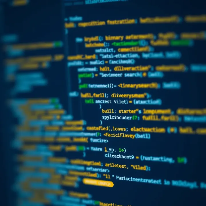 Python code snippet demonstrating binary search implementation with comments