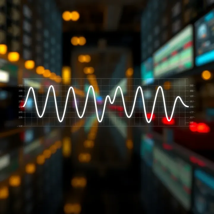 Diagram illustrating binary signal waveforms showing transitions between high and low voltage levels