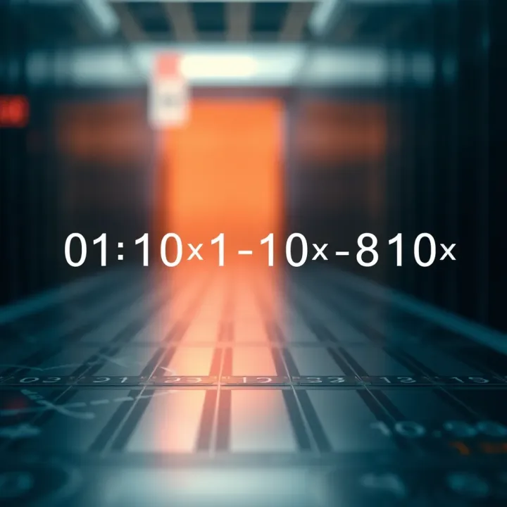 Diagram illustrating the subtraction of binary digits with borrow operation indicated