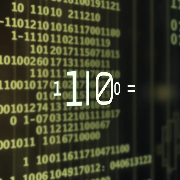 Diagram illustrating the concept of two's complement in binary number system